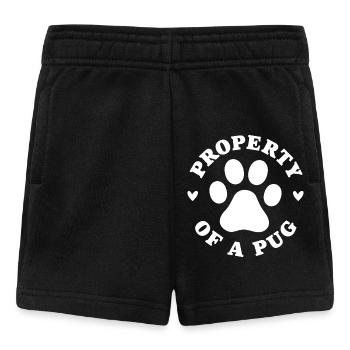 Propriété d’un carlin - Short Bébé - noir - Devant