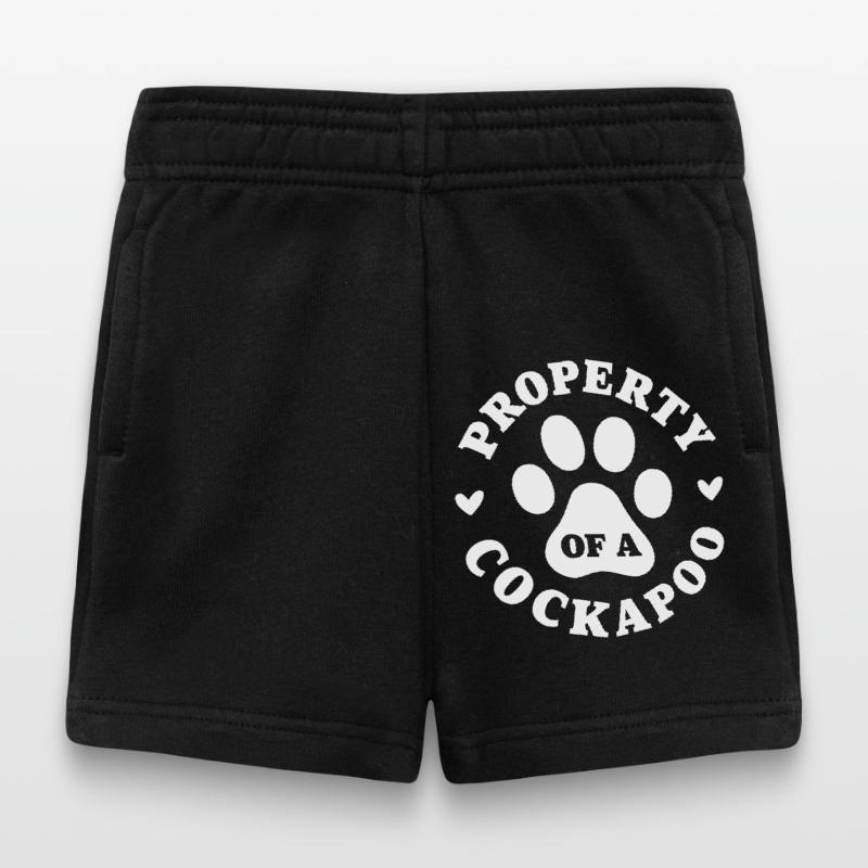 Eigentum eines Cockapoo Baby Shorts