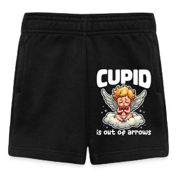 CUPID IS OUT OF ARROWS - VALENTINE'S DAY GIFT - Baby Shorts - black - Front