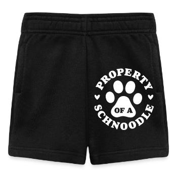 Propriété d’un Schnoodle - Short Bébé - noir - Devant