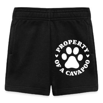 Propriété d’un Cavapoo - Short Bébé - noir - Devant