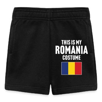 C’est mon costume de Roumanie - Short Bébé - noir - Devant