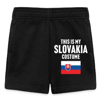 C’est mon costume de Slovaquie - Short Bébé - noir - Devant