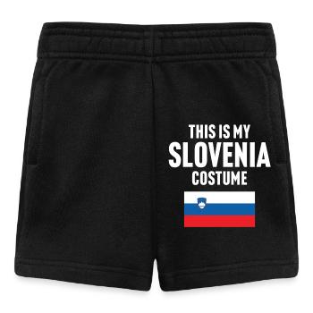 Das ist mein Slowenien Kostüm - Baby Shorts - Schwarz - Vorne
