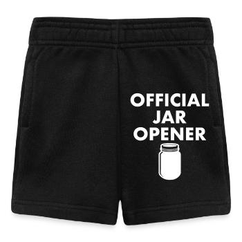 Offizieller Jar Opener - Baby Shorts - Schwarz - Vorne