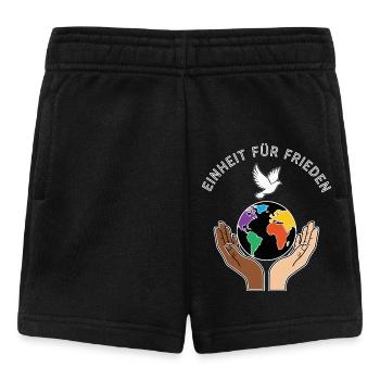 Einheit für Frieden - Baby Shorts - Schwarz - Vorne