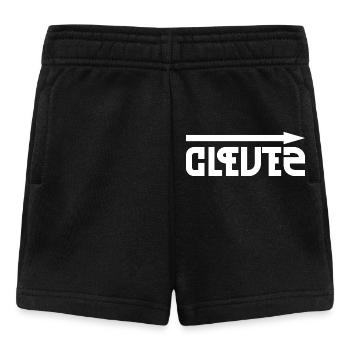 Clever & Stupid – contrasts reflected in a funny way - Baby Shorts - black - Front