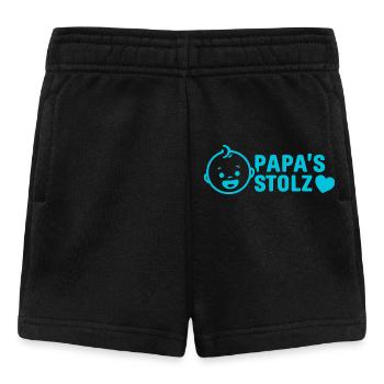 Cadeau de papa naissance de papa de la Fierté de Papa de Bébé Conception de Bébé - Short Bébé - noir - Devant