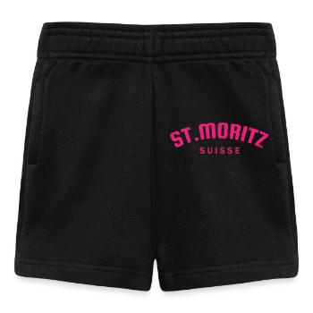 St. Moritz - Suisse - Schweiz - Swiss - Baby Shorts - Schwarz - Vorne