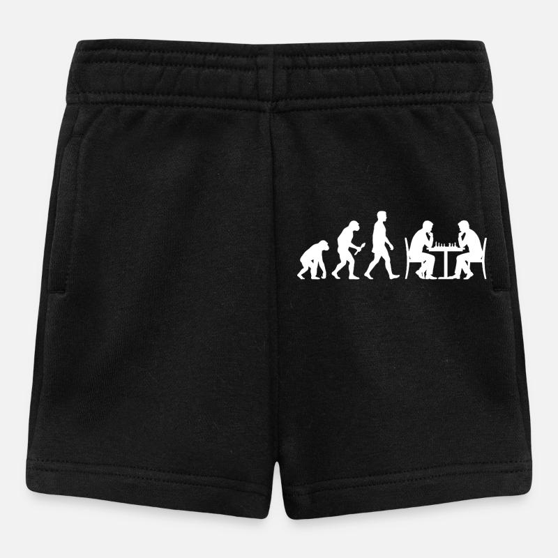 Chess Evolution – Der Weg zum Großmeister - Baby Shorts - Schwarz