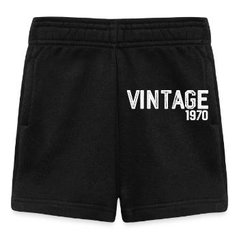 Vintage 1970 - Pantalones cortos para bebé - negro - delante