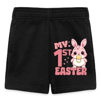 Babys erstes Ostern - My first Easter - Osterfest - Baby Shorts - Schwarz - Vorne