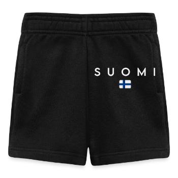 Flag of Finland, Finnish pride - Baby Shorts - black - Front
