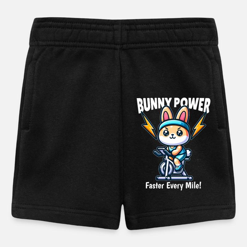 Vélo de lapin - Short Bébé - noir