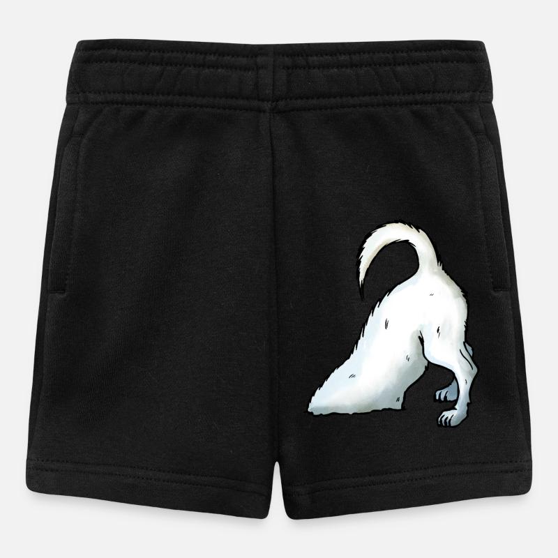 Jack Russell creuse - Short Bébé - noir