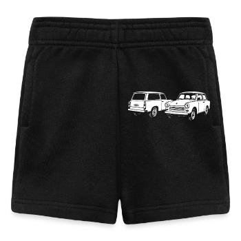 Icônes à deux temps - Short Bébé - noir - Devant