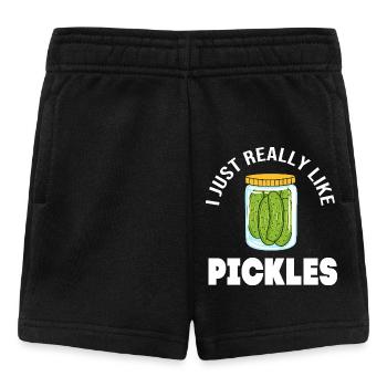 Pickle Cucumber Cucumber - Baby Shorts - black - Front