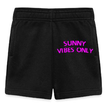 Nur sonnige Vibes - Baby Shorts - Schwarz - Vorne