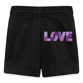 Patchwork Love – Trend Print - Baby Shorts - black - Front