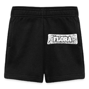 Flora comme nom - Short Bébé - noir - Devant