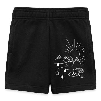 Camping - Baby Shorts - black - Front