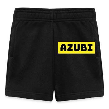 Azubi Tshirt yellow - Baby Shorts - Schwarz - Vorne