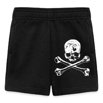 Crâne et os - Short Bébé - noir - Devant
