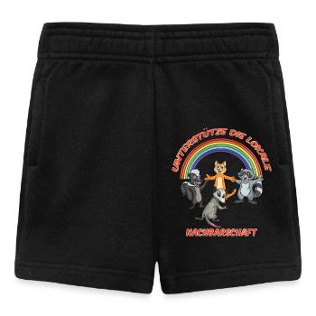 Unterstütze die lokale Nachbarschaft - Baby Shorts - Schwarz - Vorne