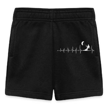 Heartbeat Parachute Escape - Baby Shorts - black - Front