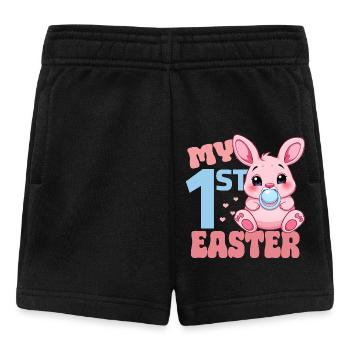 Baby's First Easter - Baby Shorts - black - Front