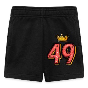 49 Number Krone - Baby Shorts - black - Front