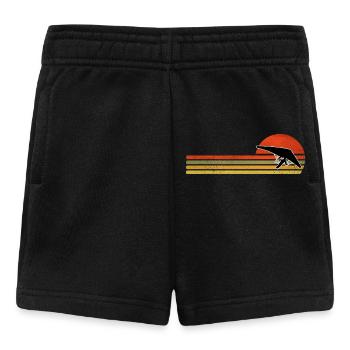 Deltaplane rétro vintage - Short Bébé - noir - Devant