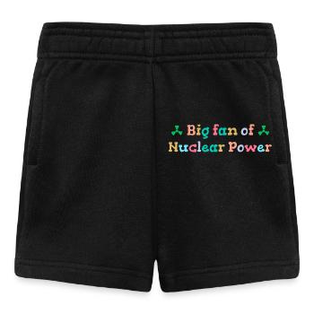 Grand fan d’énergie nucléaire - Short Bébé - noir - Devant