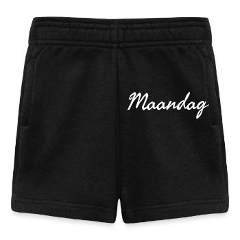 Montag plattdeutscher Wochentag Maandag - Baby Shorts - Schwarz - Vorne