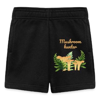Mushroom hunter - Baby Shorts - black - Front