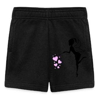 fee elfe herzen - Baby Shorts - Schwarz - Vorne