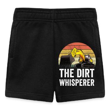 Excavator Construction Worker - Baby Shorts - black - Front