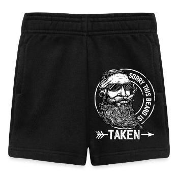 Sorry, dieser Bart ist vergeben - Baby Shorts - Schwarz - Vorne