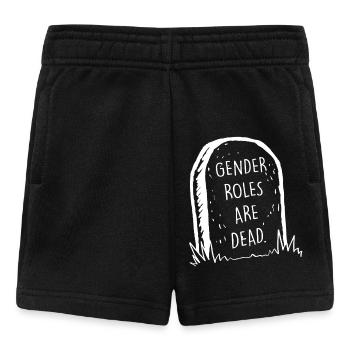 Gender Roles Are Over - Baby Shorts - black - Front