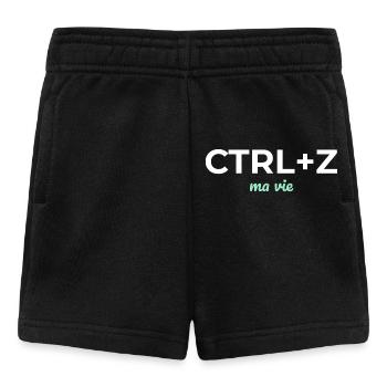 CTRL+Z My Life — Geek Humor - Baby Shorts - black - Front