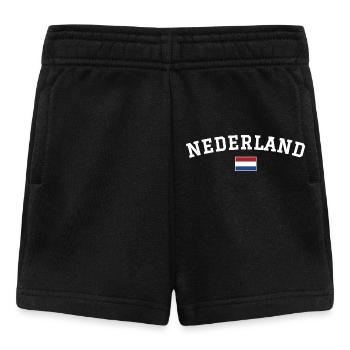 Drapeau des Pays-Bas Blanc - Short Bébé - noir - Devant