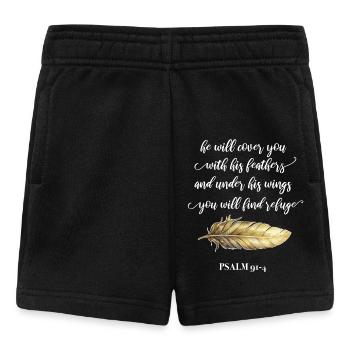 Christian Quote - Baby Shorts - black - Front
