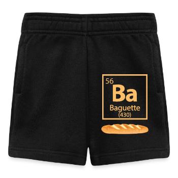 Baguette Element Funny Periodic Table - Baby Shorts - black - Front