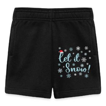 Let It Snow - Baby Shorts - black - Front