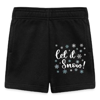 Let It Snow - Baby Shorts - black - Front
