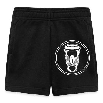 Coffee icon - Baby Shorts - black - Front