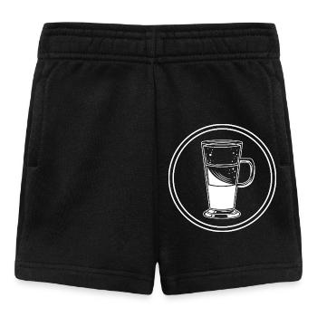 Icône du café - Short Bébé - noir - Devant