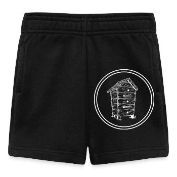 Honig Imker Bienen - Baby Shorts - Schwarz - Vorne