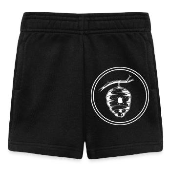 Imker honig Bienen Nest - Baby Shorts - Schwarz - Vorne