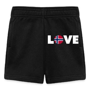 Norvège - Amour - Norge - Liebe - Norwegen - Short Bébé - noir - Devant
